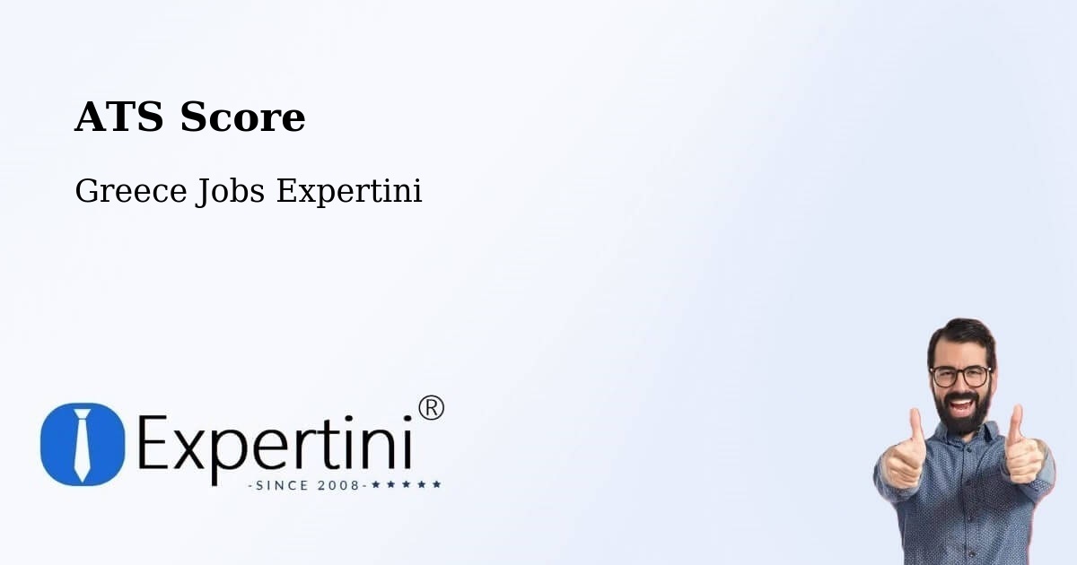 Resume ATS Score & Job Description Match Tool – Alistráti - Greece Jobs Expertini