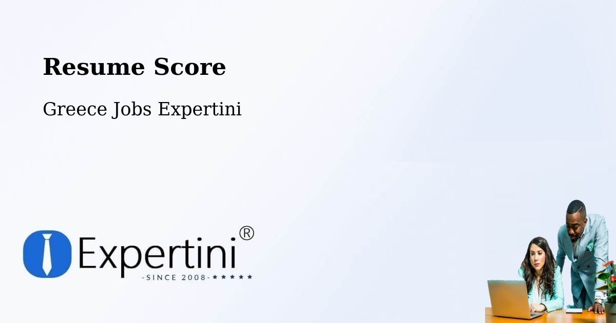 Resume Score & Job Description Match Tool – Alistráti - Greece Jobs Expertini